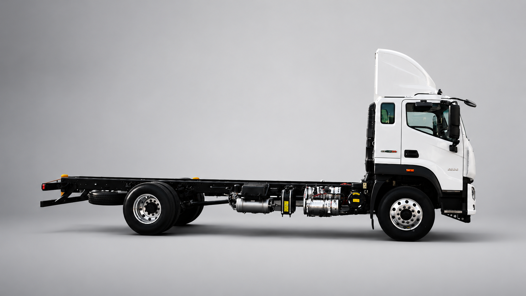 Foton Auman D 1830 — Lateral, chassi 4x2